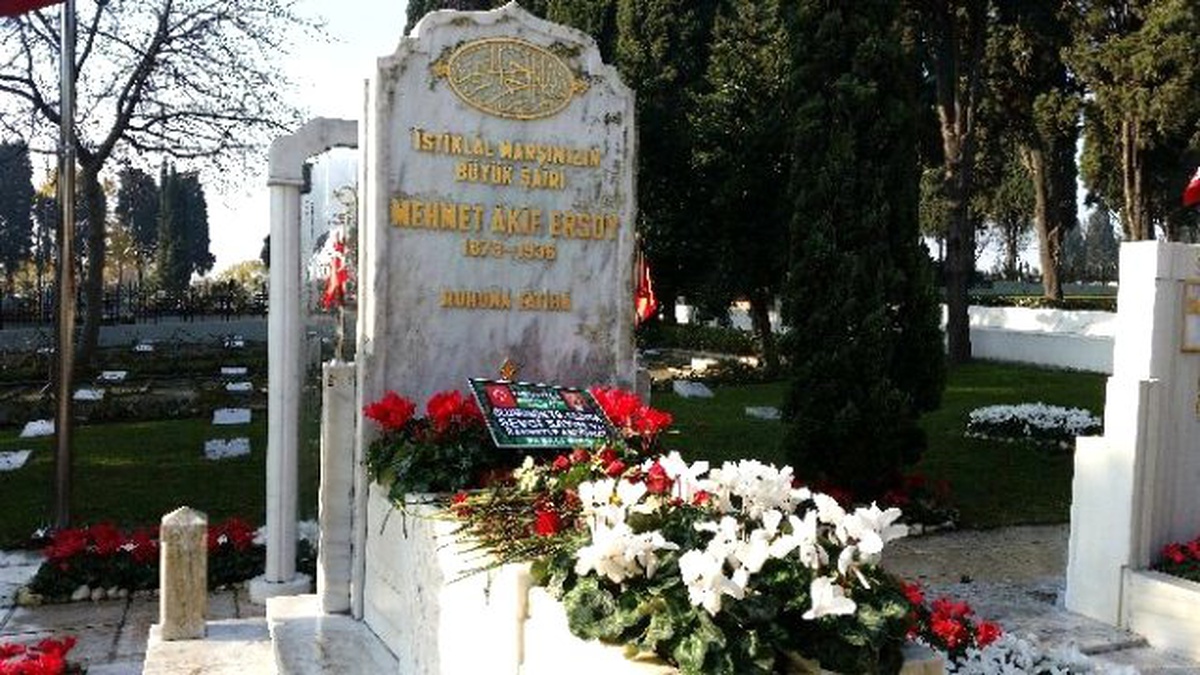 Mehmet Akif Ersoy Mezarı Başında Anıldı