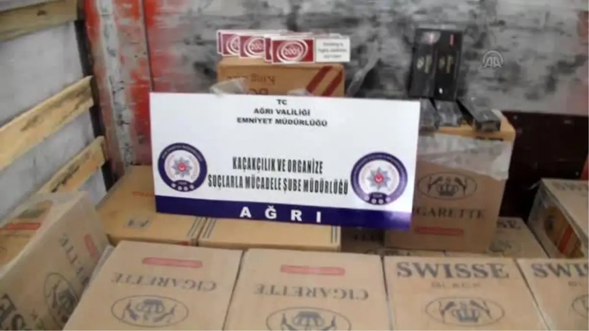 221 Bin 500 Paket Kaçak Sigara Ele Geçirildi