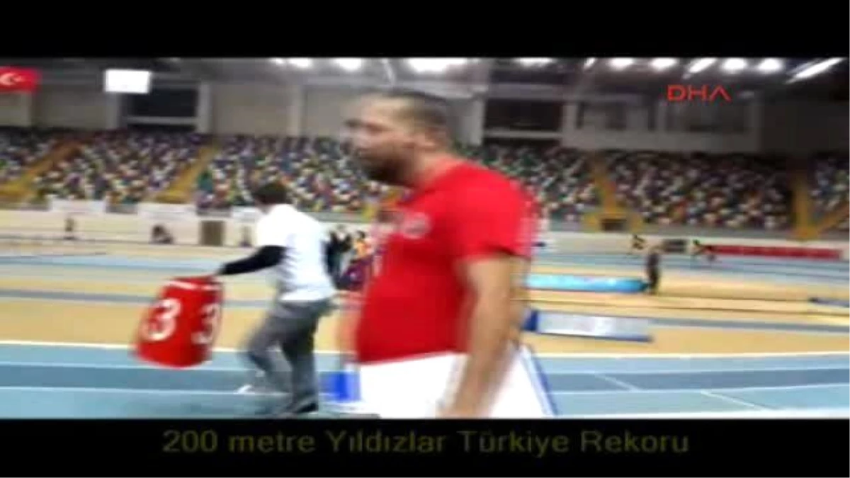 Ankara Liseli Mizgin, Yıldızlar Salon Atletizmde Türkiye Rekoru Kırdı