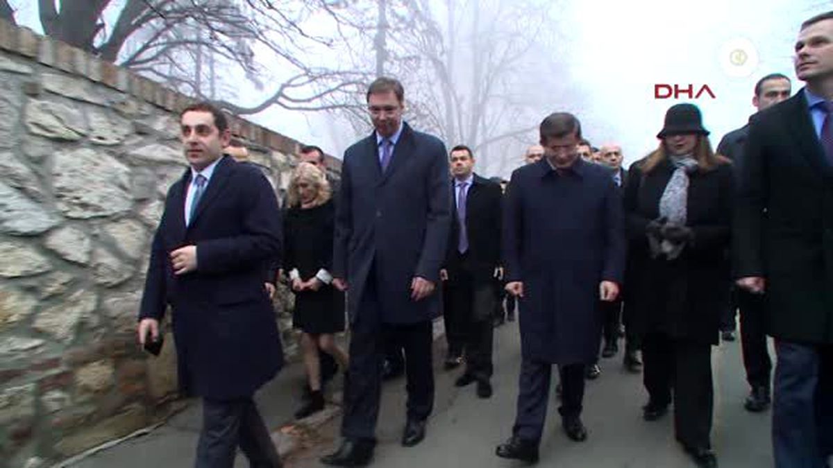 Davutoğlu\'nun Belgrad Temasları