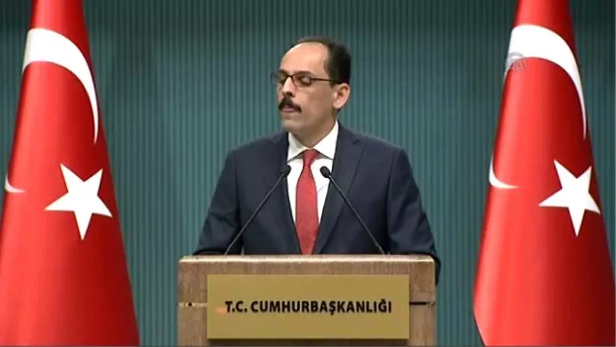 Kalın - Türkiye ve İsrail Arasındaki Müzakereler