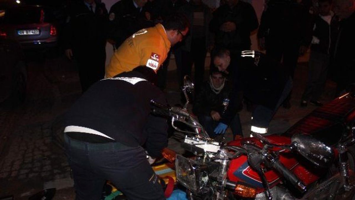 Motosikletli Genç Ölümden Döndü