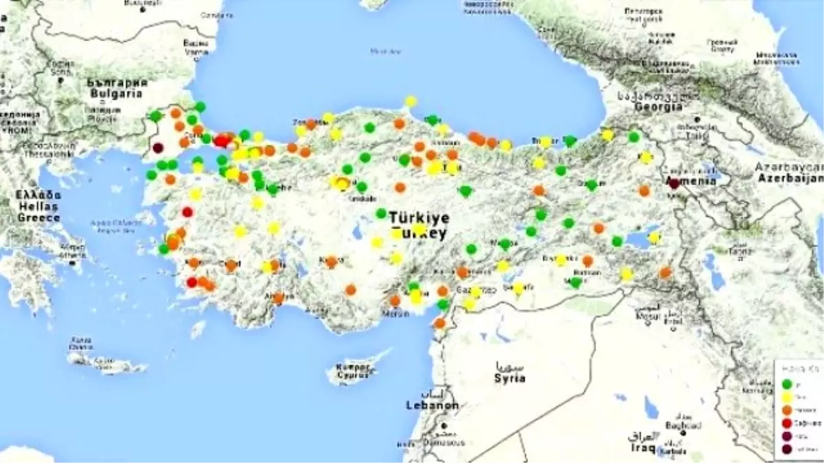 Türkiye\'nin Havası Alarm Veriyor