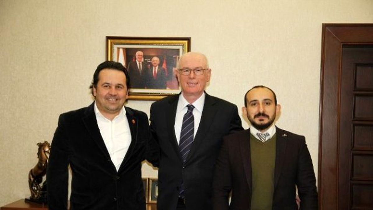 Veterinerlerden Başkan Kurt\'a Ziyaret