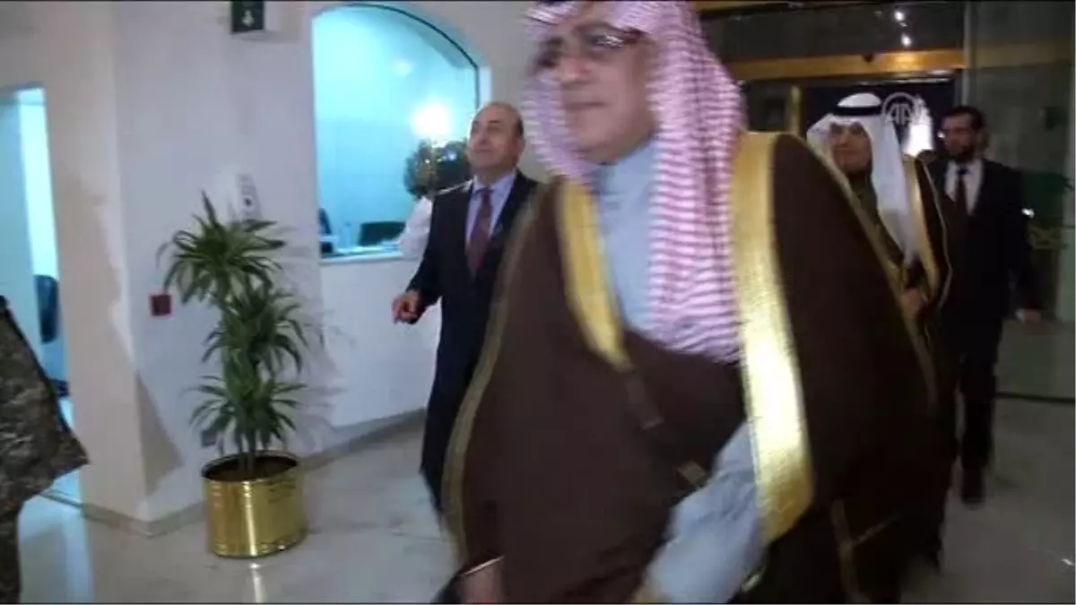 Dışişleri Bakanı Çavuşoğlu, Al-Jubeir ile Bir Araya Geldi