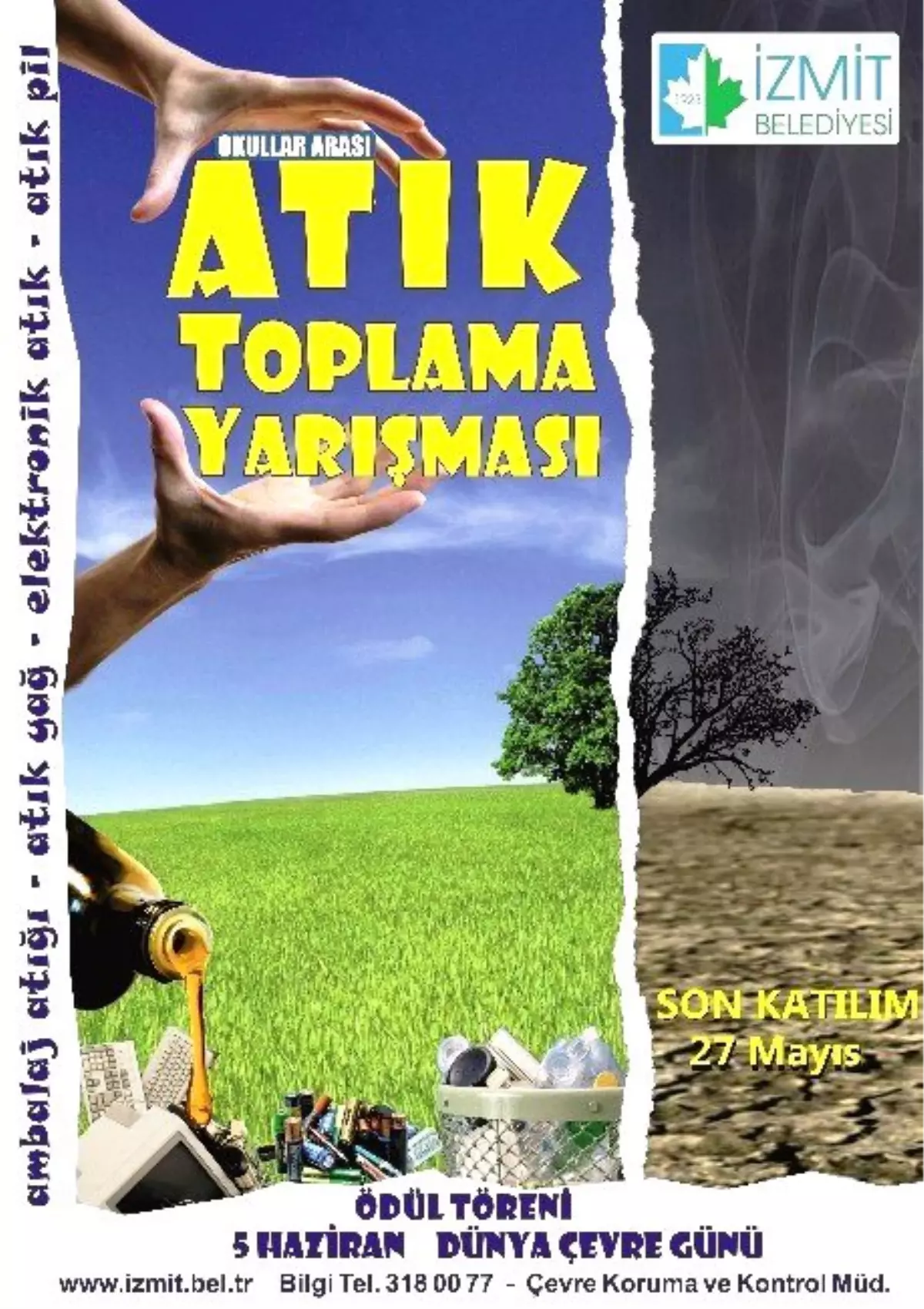 İzmit\'teki Okullar Atık İçin Yarışacak