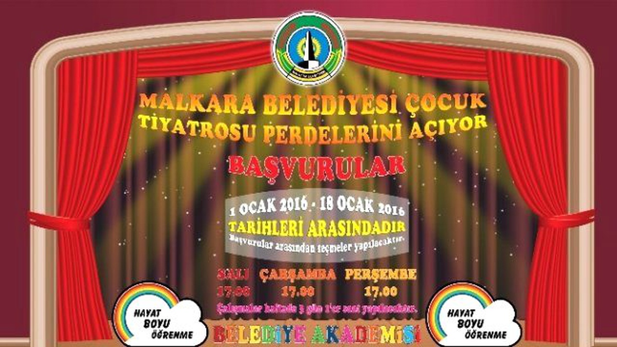 Malkara Belediyesi Çocuk Tiyatrosu Perdelerini Açıyor