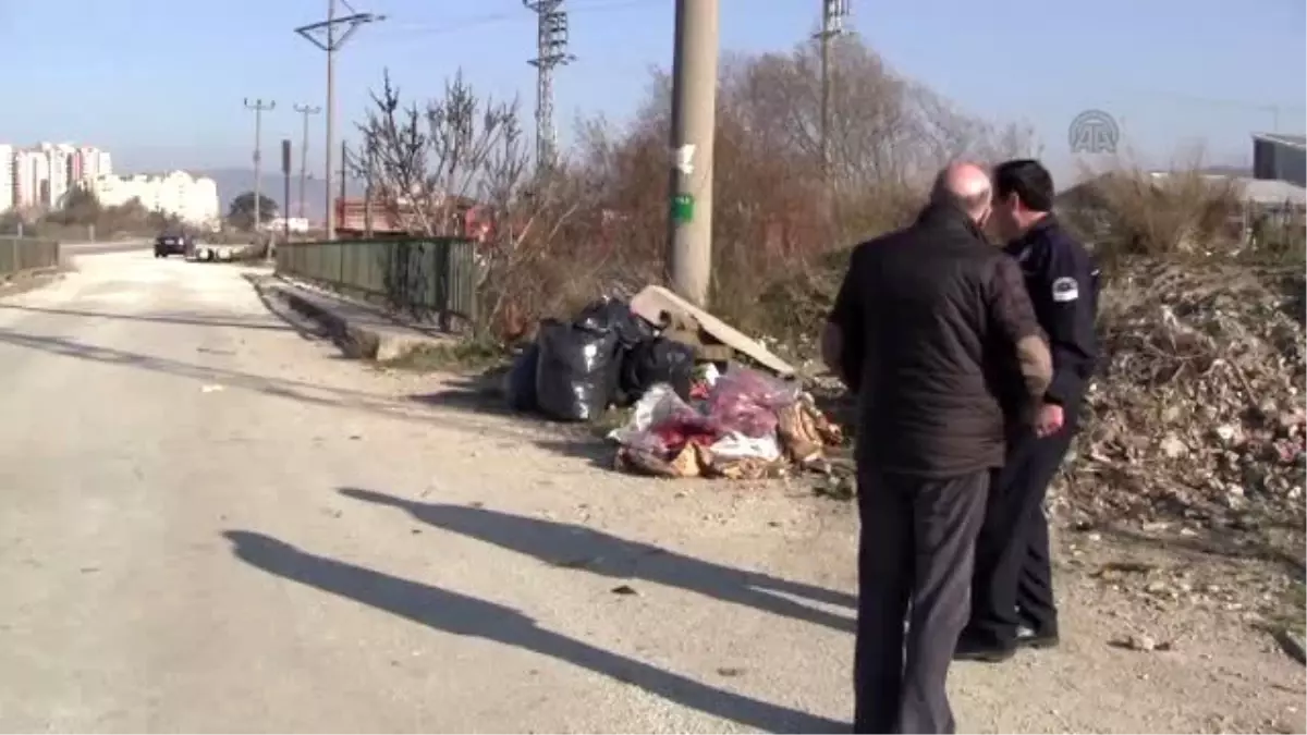 Yol Kenarına Bırakılmış At Eti Bulundu