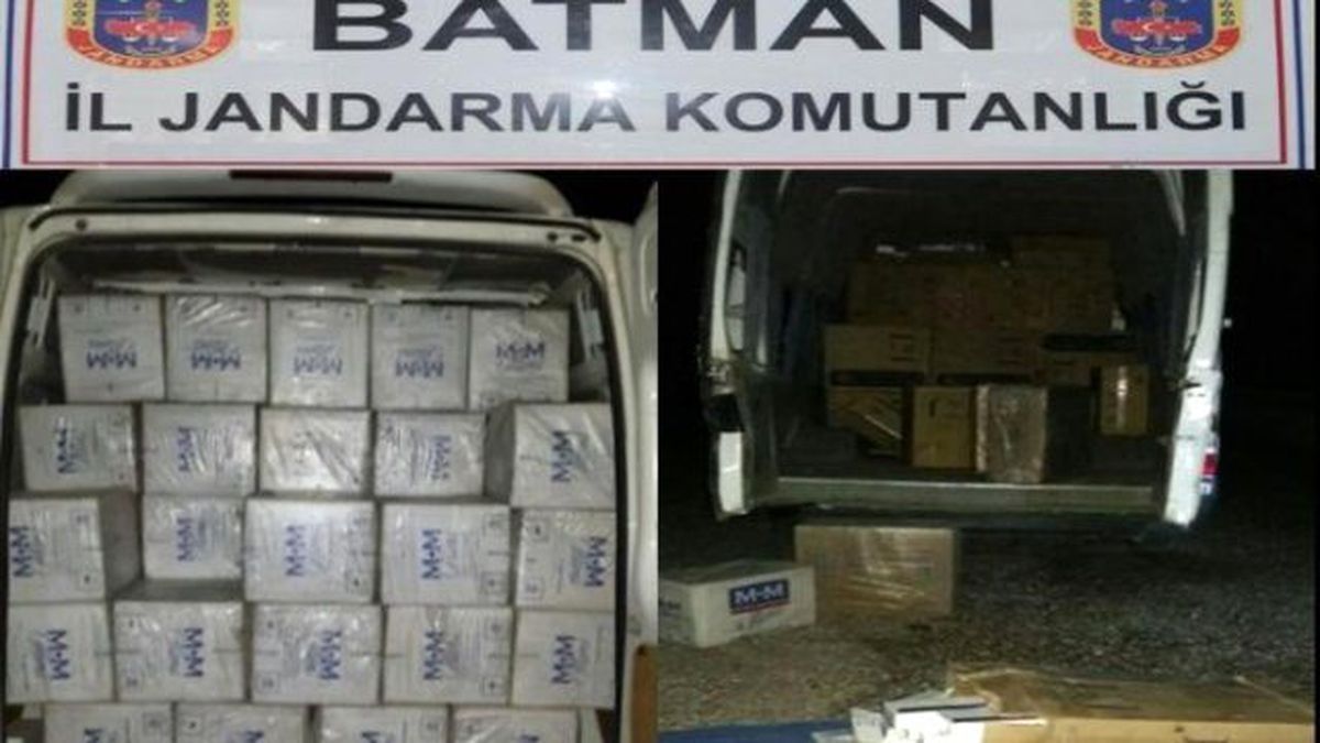Batman\'da 27 Bin 490 Paket Kaçak Sigara Ele Geçirildi