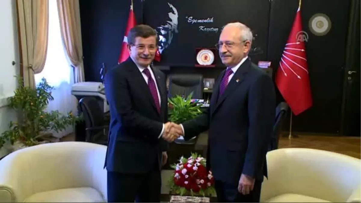 Davutoğlu-Kılıçdaroğlu Görüşmesi (1)