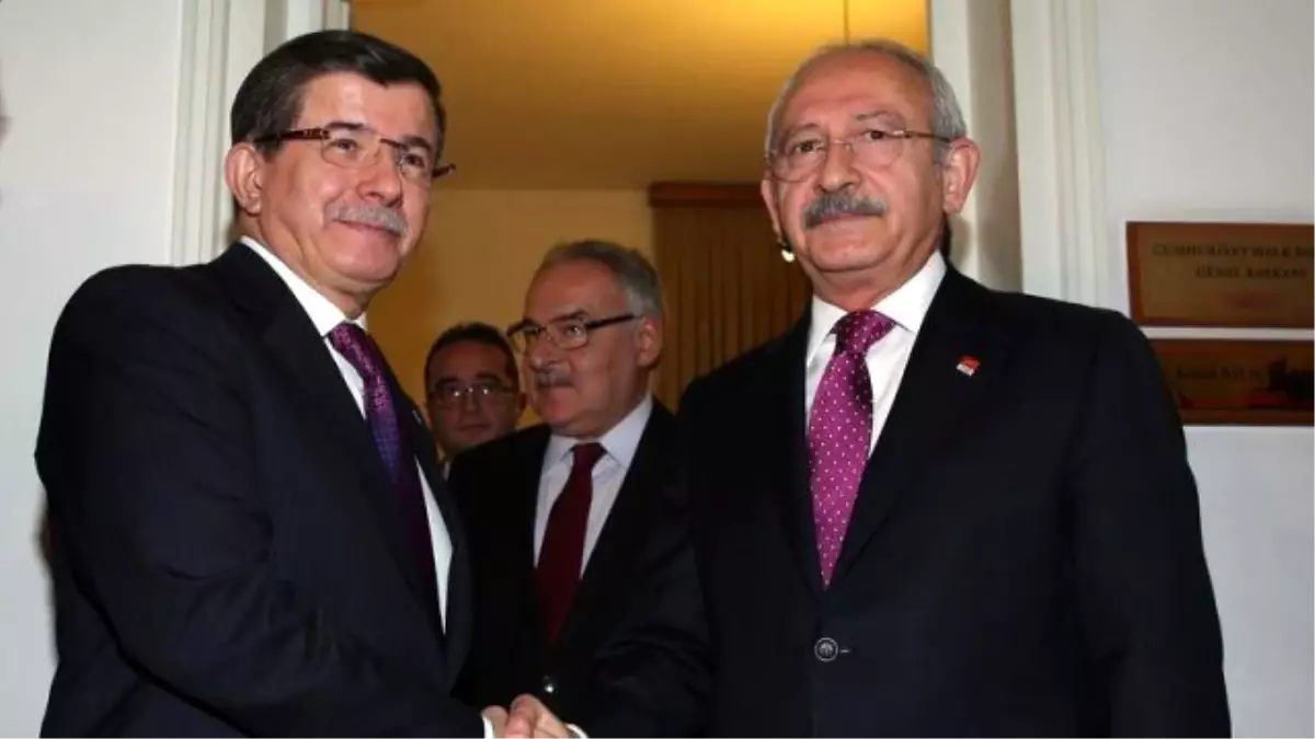 Davutoğlu-Kılıçdaroğlu Görüşmesi Başladı