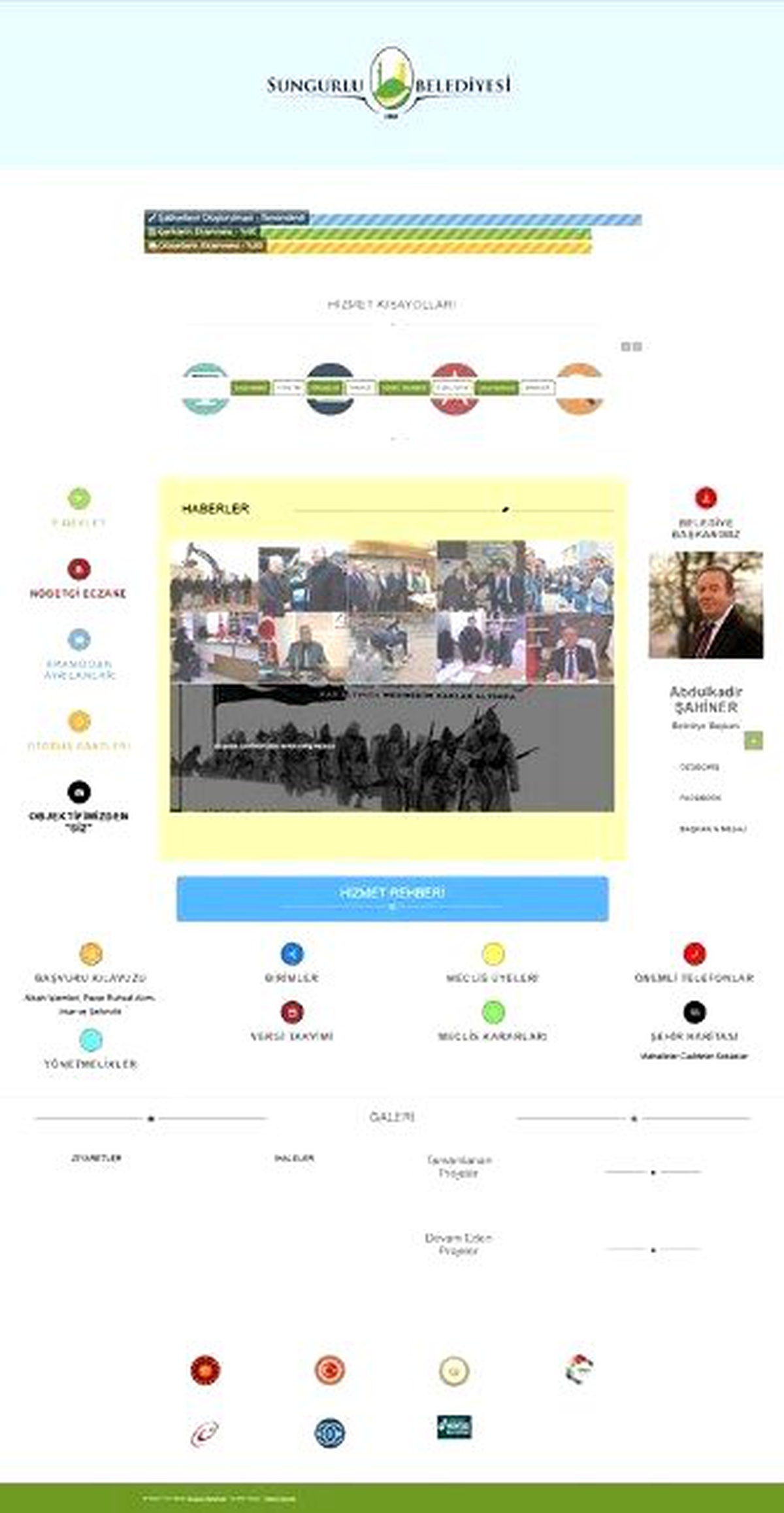 Sungurlu Belediyesi İnternet Sitesi Yenilendi