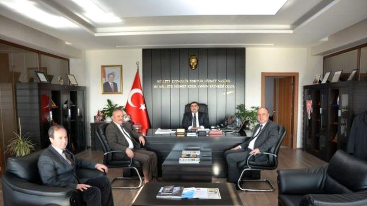 Teski Genel Müdürü Dr. Başa\'dan Kaymakam Kızıltoprak\'a Ziyaret