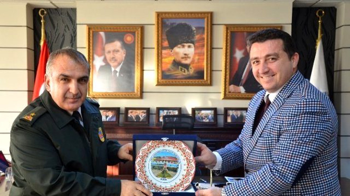 Tuğgeneral Halis Zafer Koç, Başkan Bakıcı\'yı Ziyaret Etti