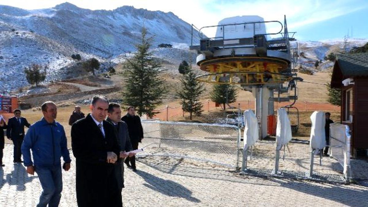 Vali Özkan Davraz\'ı İnceledi