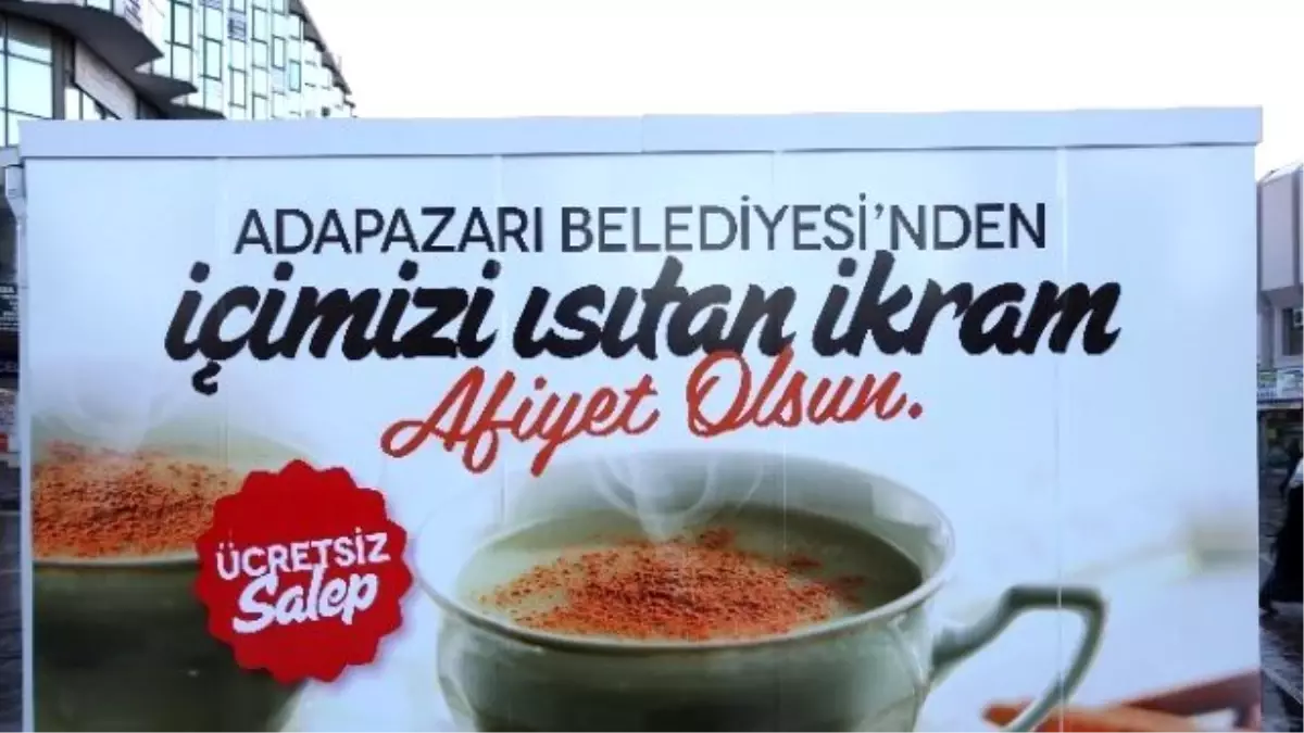 Adapazarı Belediyesi\'nin Salep İkramı Pazartesi Başlıyor