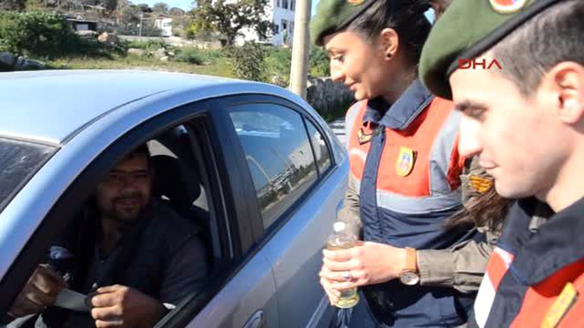 Bodrum - Trafikte Takvimli Uyarı