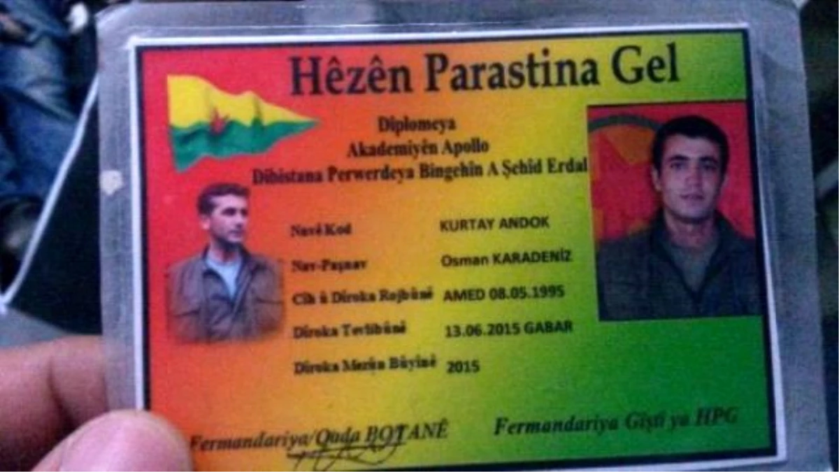 Firar Eden Askere PKK 1 Gün Sonra Kimlik Vermiş