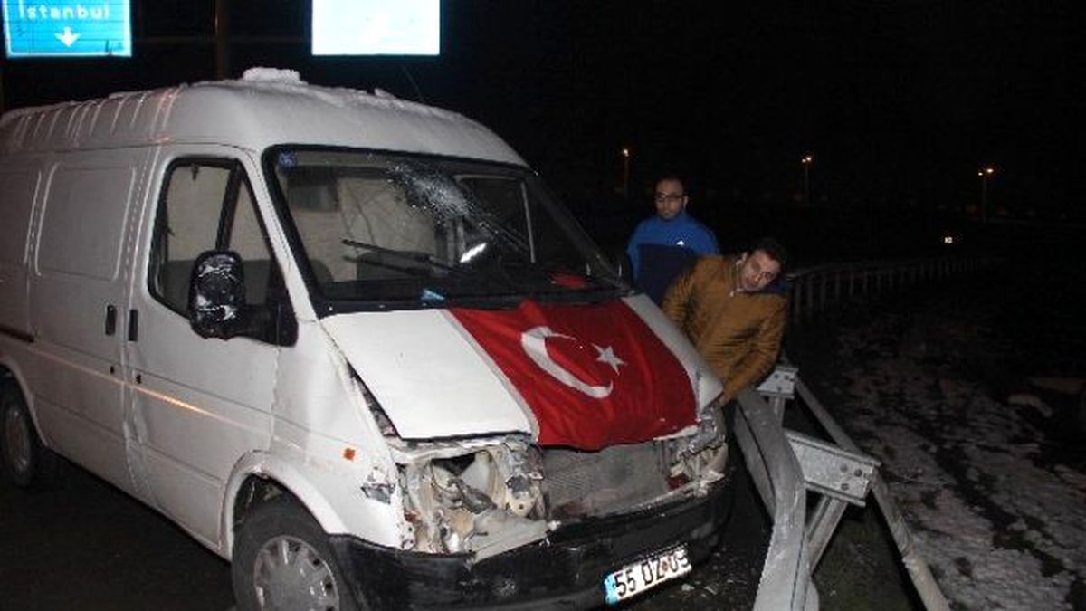 Hastane Yolunda Kaza: 1 Yaralı