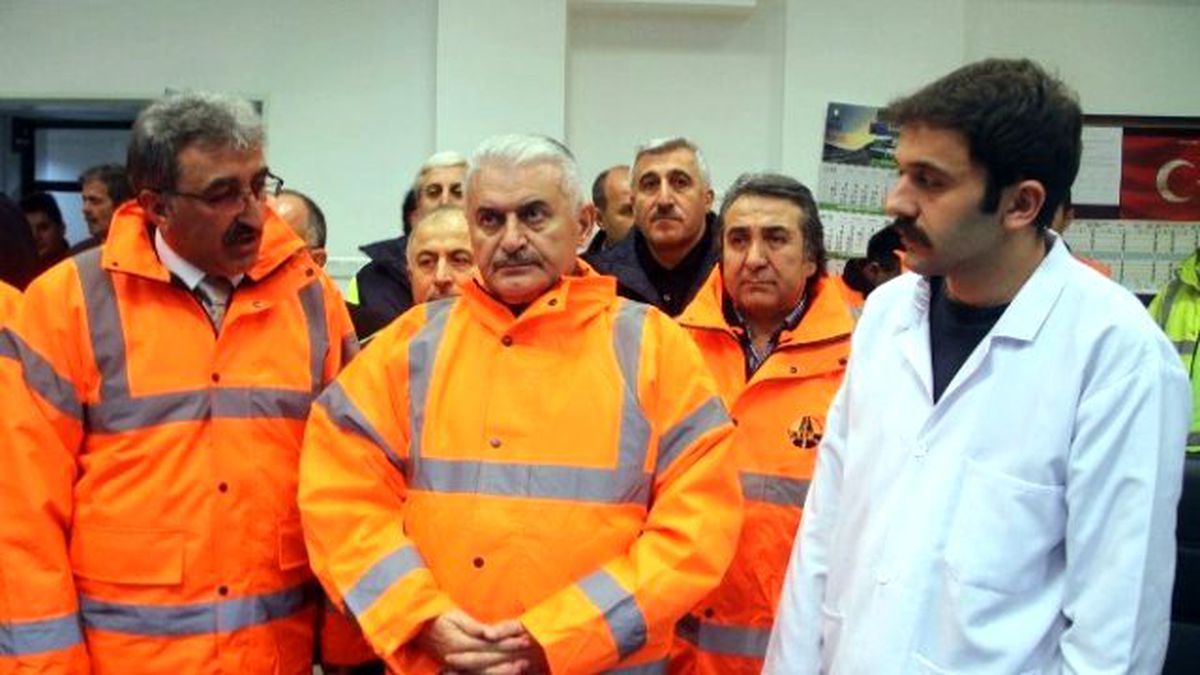 Bakan Binali Yıldırım Bolu Dağı\'nda