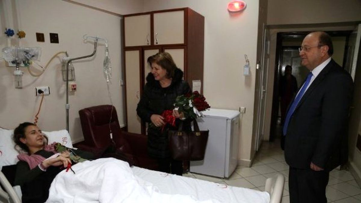 Başkan Özakcan, Yeni Yılda Hastaları Unutmadı