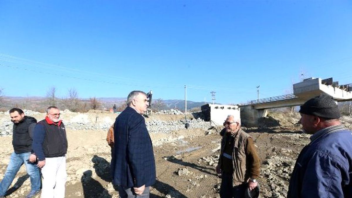 Başkan Toçoğlu Doğantepe Köprüsünü İnceledi