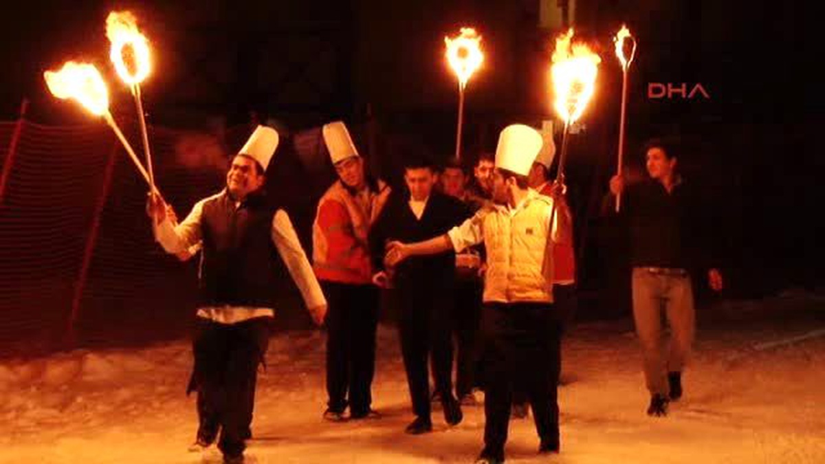 Erzurum-Palandöken\'de Yeni Yıl Çoşkusu
