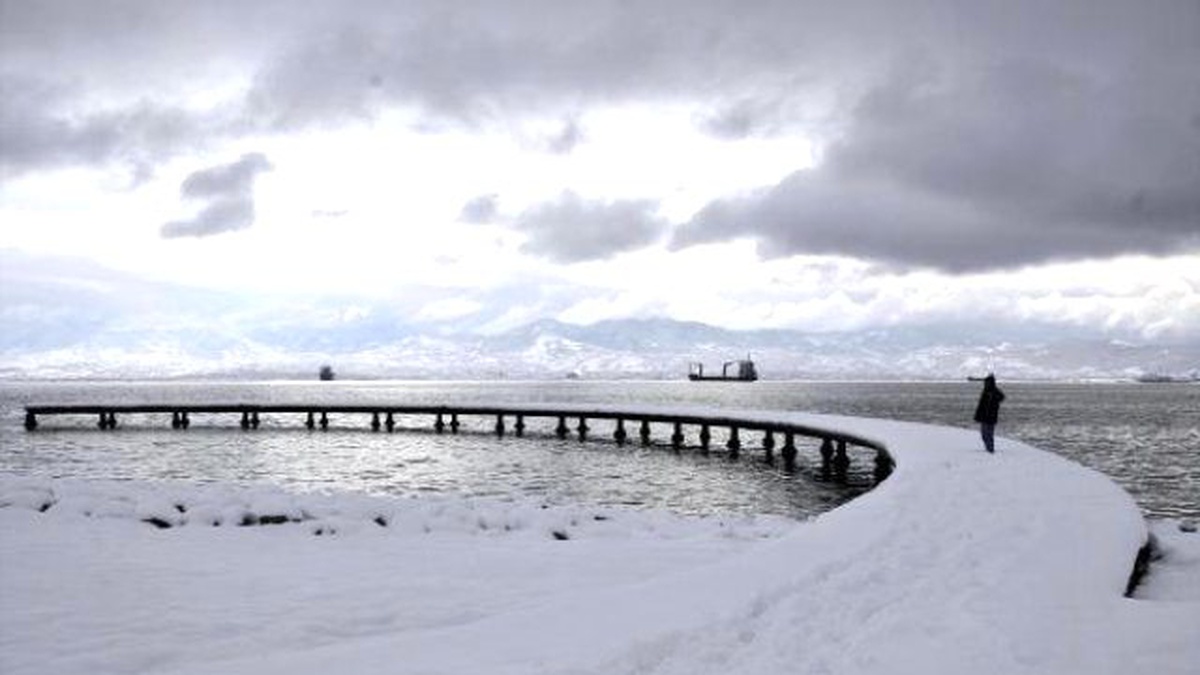 İzmit ve Sapanca\'da Kar Güzelliği