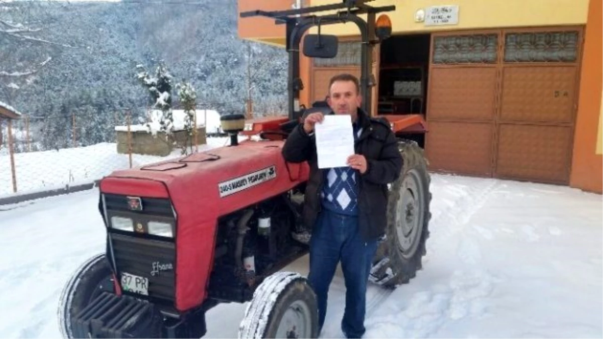 Kastamonu\'dan Çıkmayan Traktöre Boğazı Kaçak Geçtiği İçin Ceza Geldi