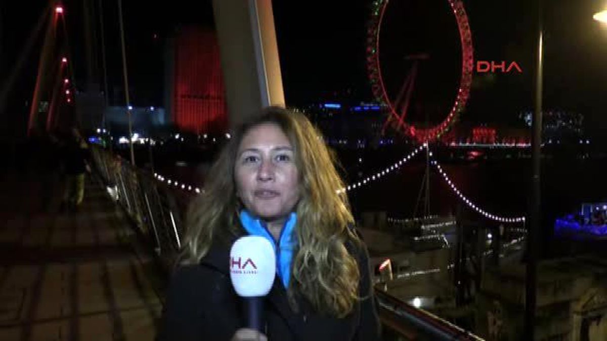 Londra\'da Muhteşem Yeni Yıl Kutlaması