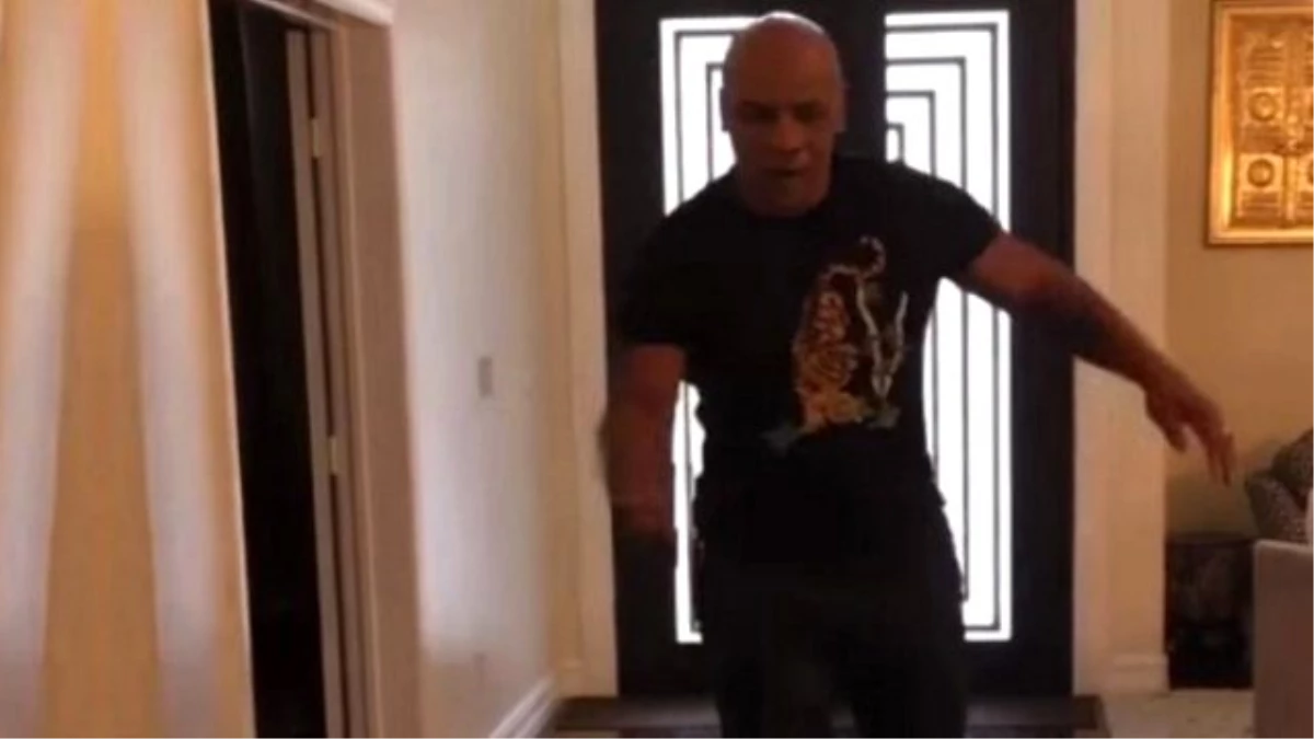 Mike Tyson, Hoverboard ile Gezerken Çok Kötü Düştü