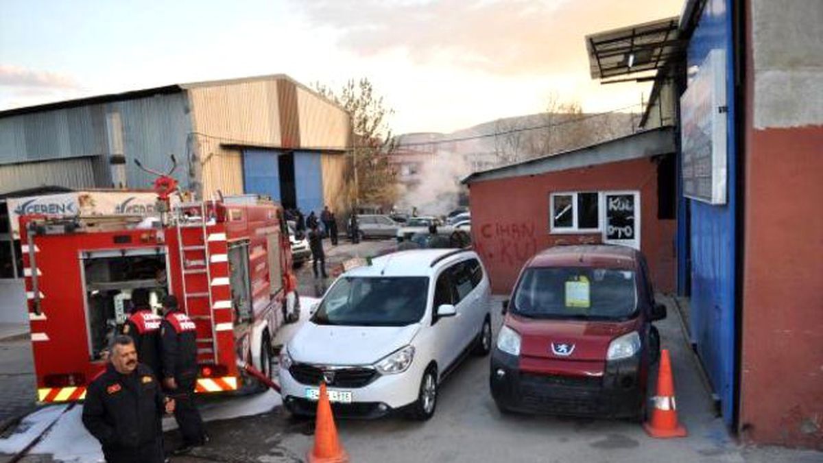 Sanayi Sitesinde Korkutan Yangın
