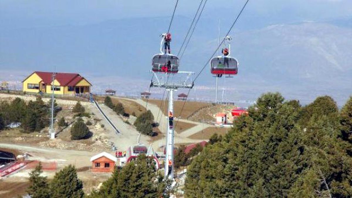 Telesiyejde Mahsur Kalanları Kurtarma Tatbikatı