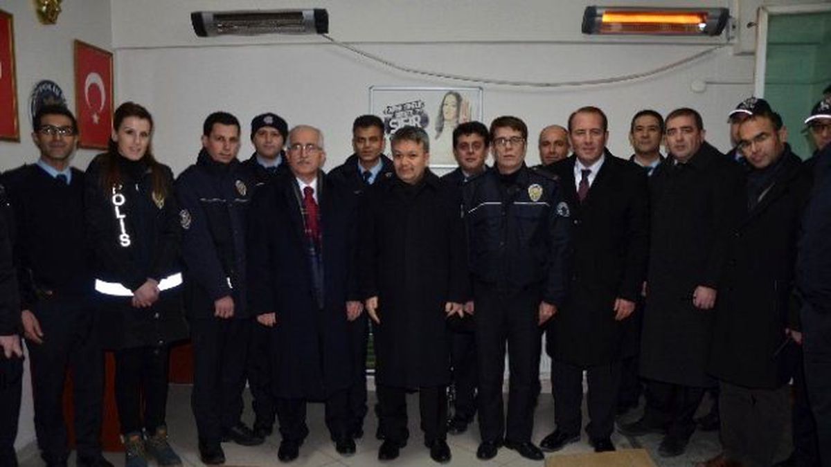 Vali Tuna ve Emniyet Müdürü Şahin\'den Yeni Yıl Ziyareti