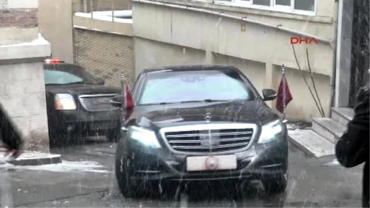 Erdoğan Yoğun Kar Yağışı Altında Açılış Yaptı