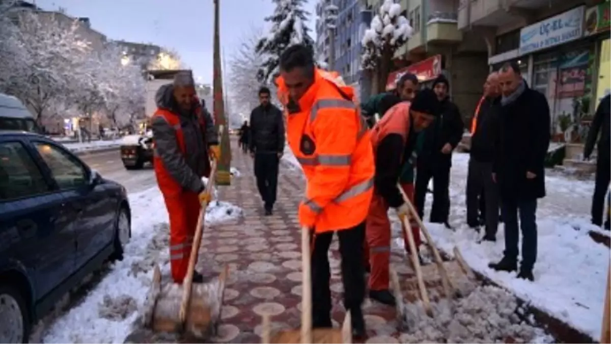 Eş Başkanlar Karla Mücadele Çalışmalarını Denetledi