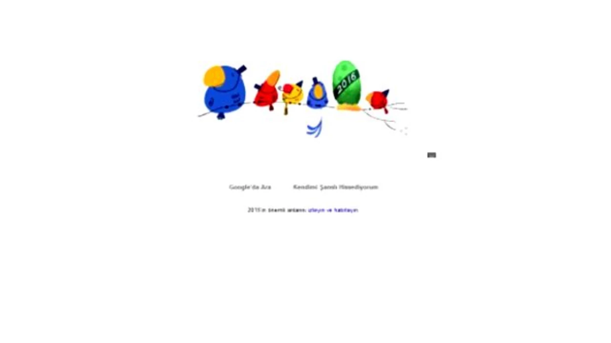 Google Yılbaşı İçin Doodle Yayınladı!