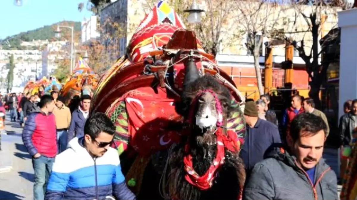 Güreş Öncesi Kortejde Boy Gösterdi