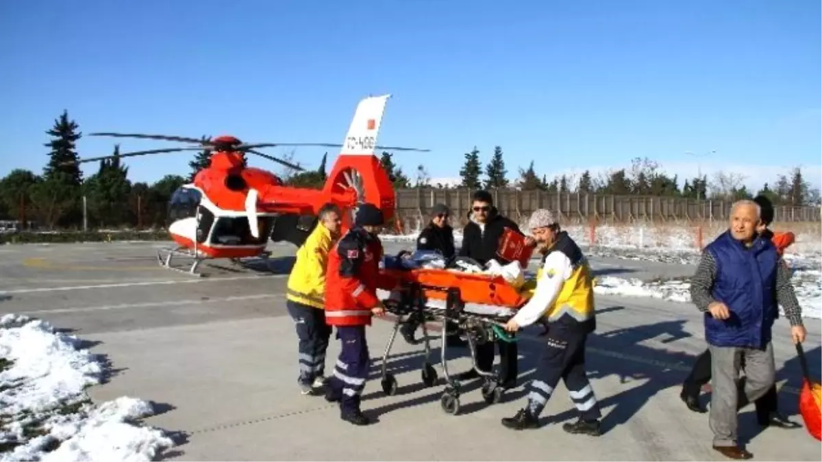 Kar Engeline Hava Ambulanslı Çözüm