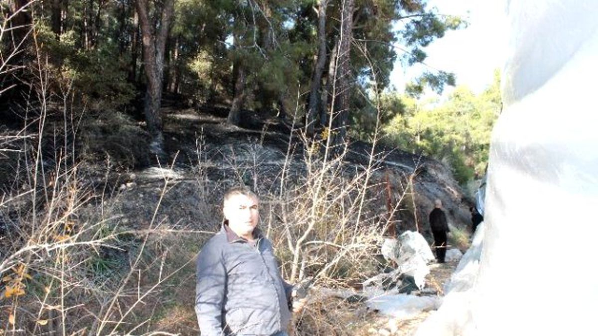 Kumluca\'da Orman Yangını