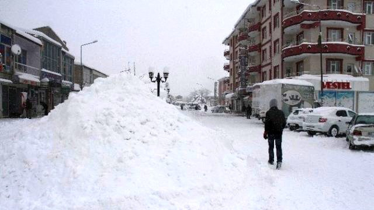 Muradiye\'de Kardan Dolayı Hayat Durma Noktasına Geldi