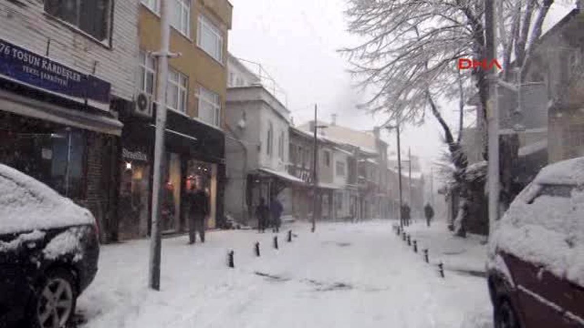 Şile\'de Kar Yağışı