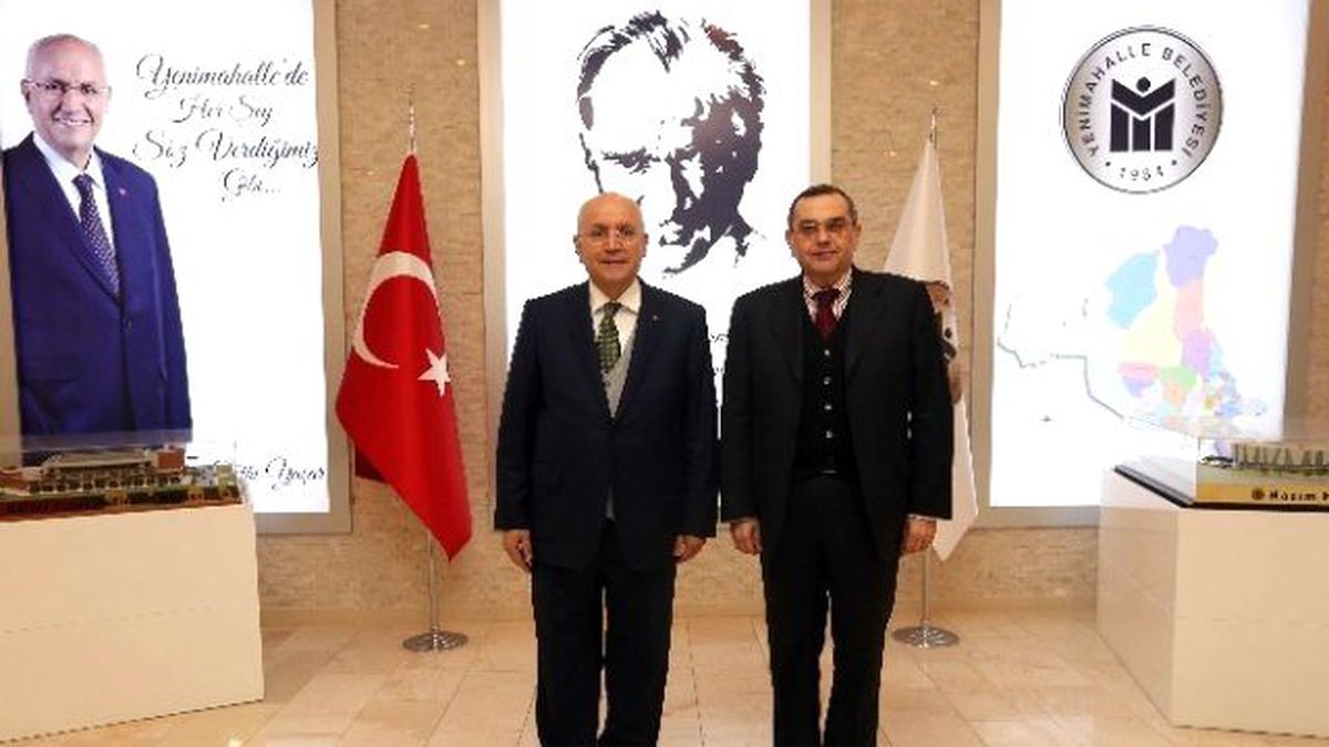 Azerbaycan\'ın Ankara Büyükelçisi Bağırov\'dan Yenimahalle Belediyesi\'ne Ziyaret