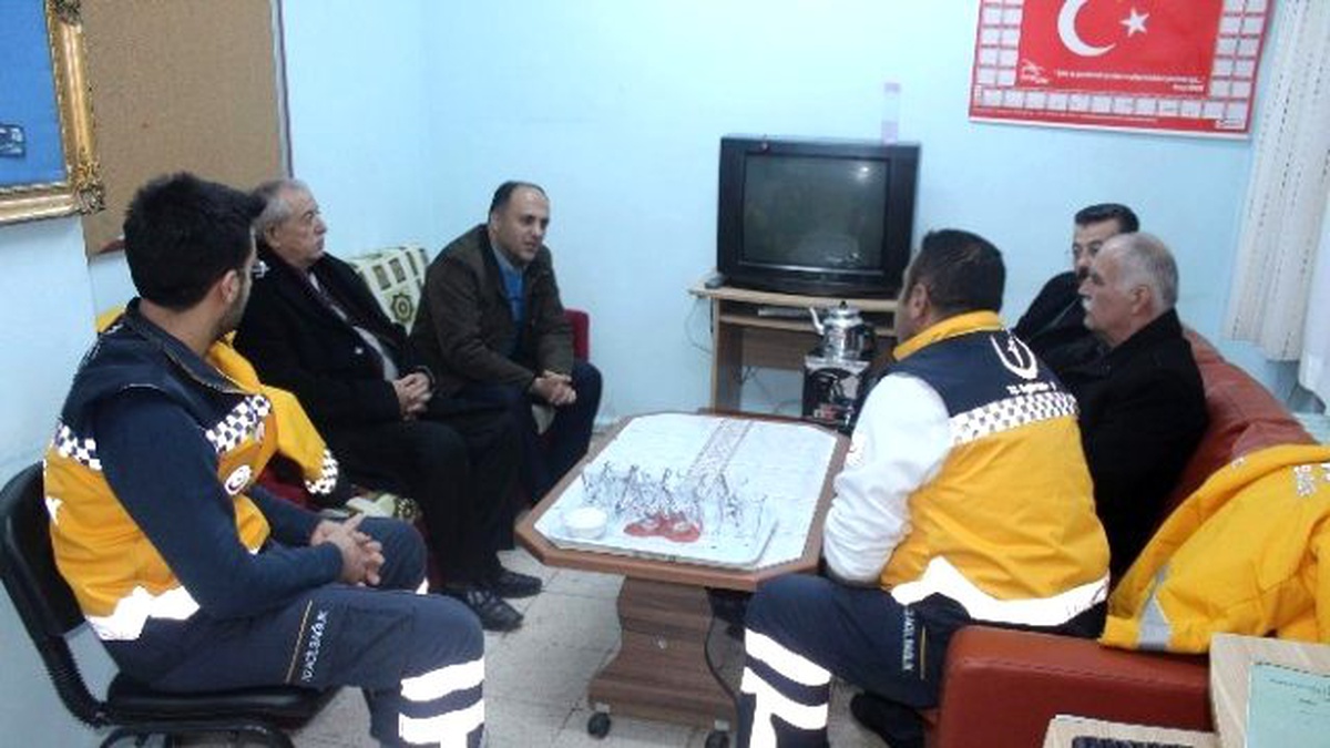 Başkan Özaltun\'dan 112 Çalışanlarına Ziyaret