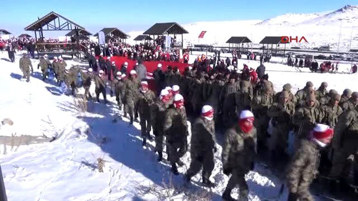 Kayseri Sarıkamış Şehitleri Eksi 10 Derecede Anıldı