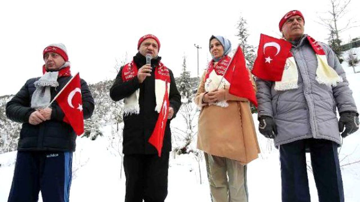 Kocaeli\'de Sarıkamış Şehitleri İçin Yürüdüler