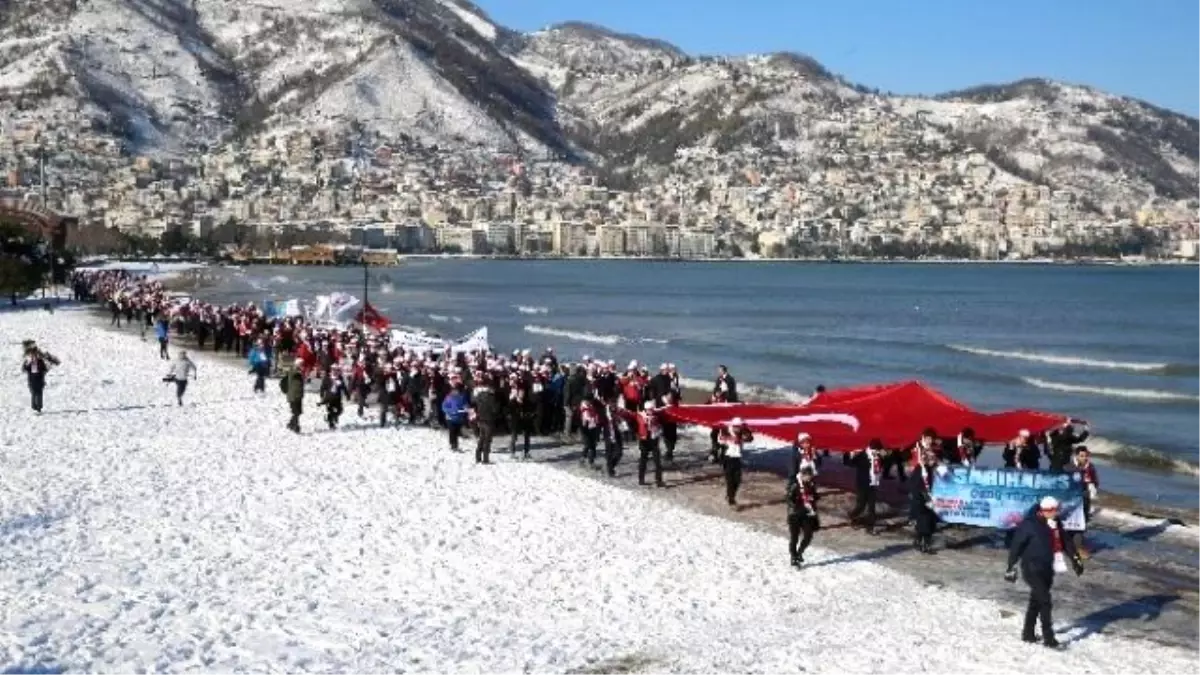 Ordu\'da Sarıkamış Şehitleri İçin Yürüyüş ve Anma Töreni Düzenlendi