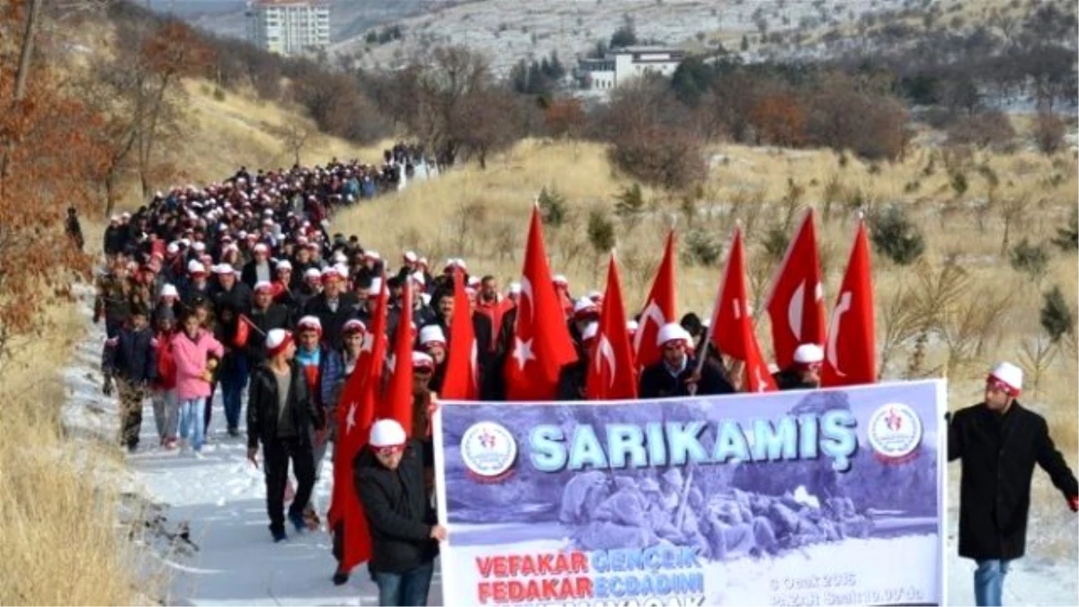 Sarıkamış Şehitleri Anma Yürüyüşü Yapıldı