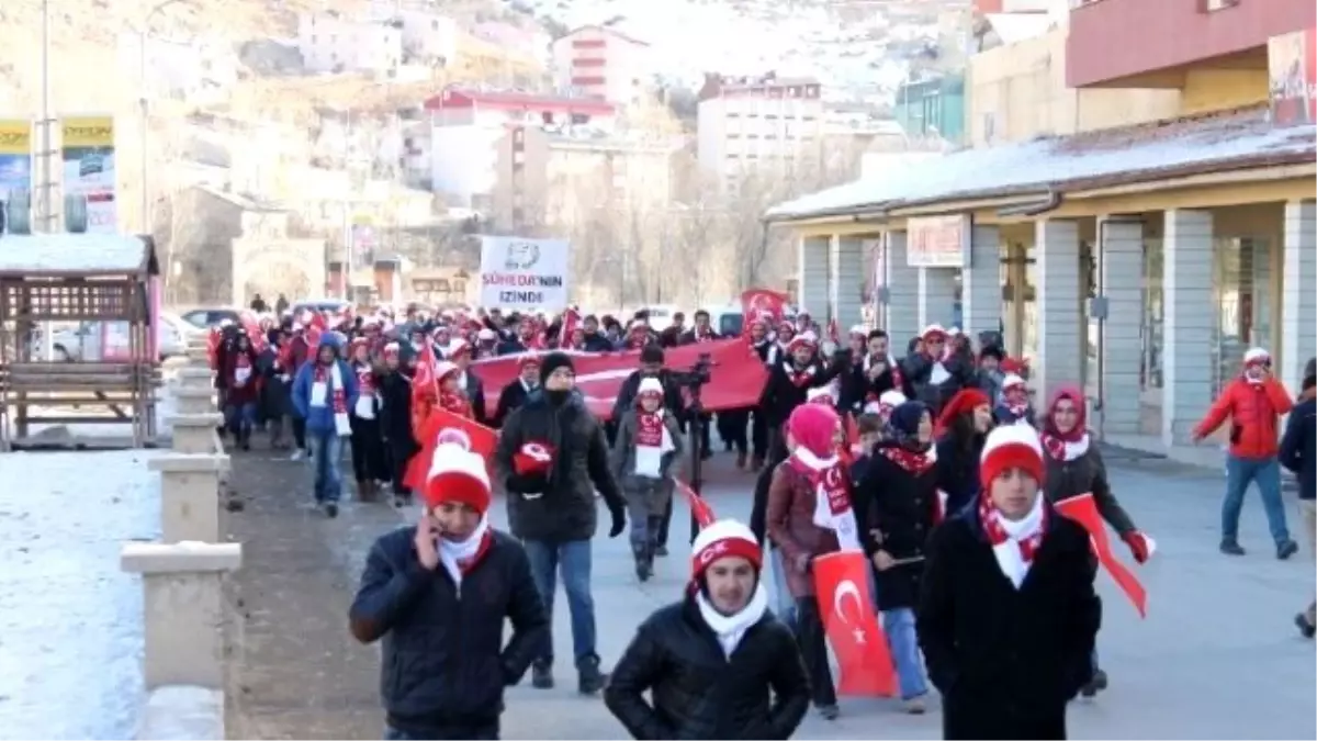 Sarıkamış Şehitleri İçin Yürüdüler