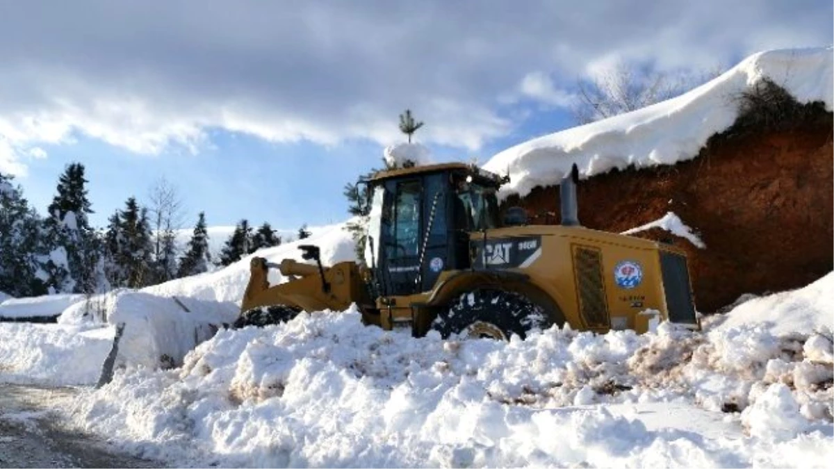 Trabzon Büyükşehir Belediyesi Kar Mücadelesini Sürdürüyor